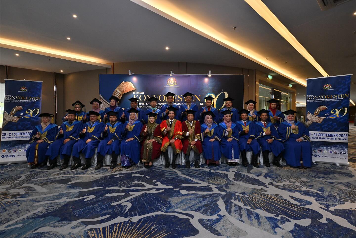 YB Adam Adli Raikan 657 Graduan Sidang 3 Konvokesyen ILKBS Ke-20 Tahun 2025.