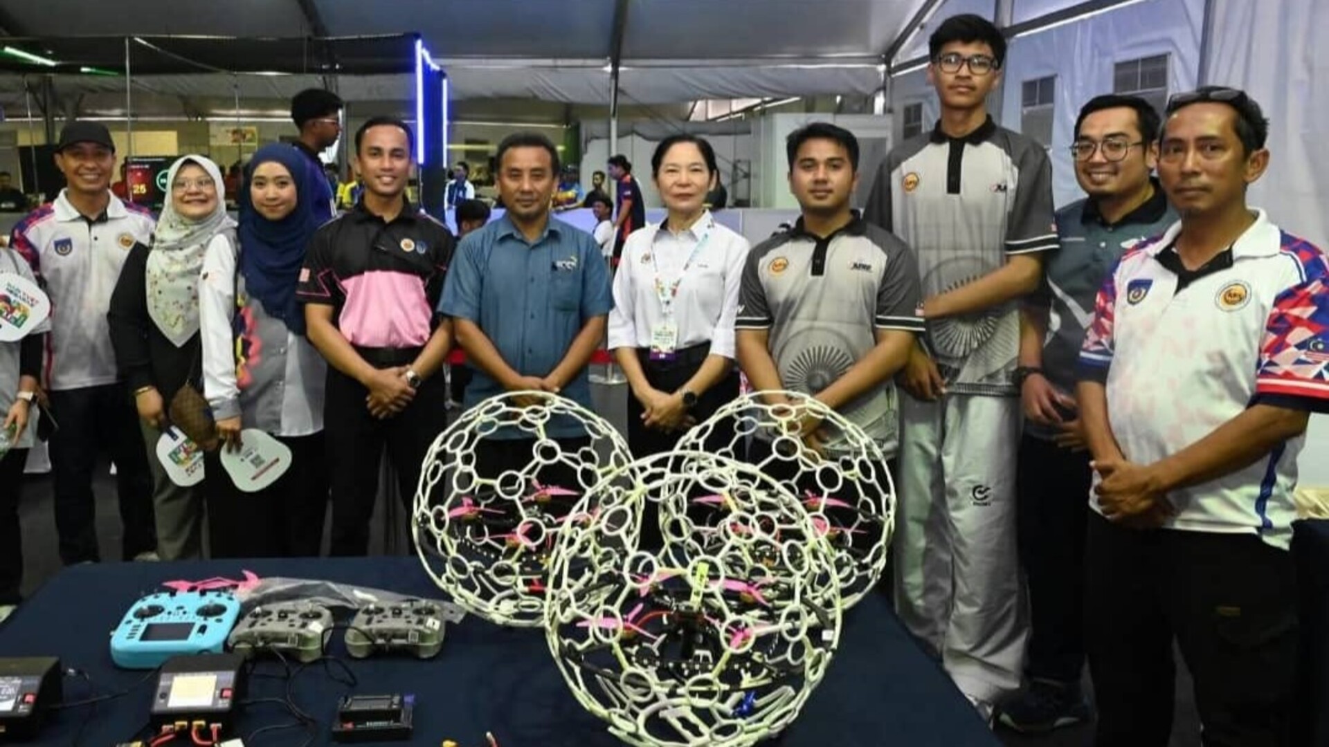 Kejohanan Drone Soccer League Pada Hari TVET Negara