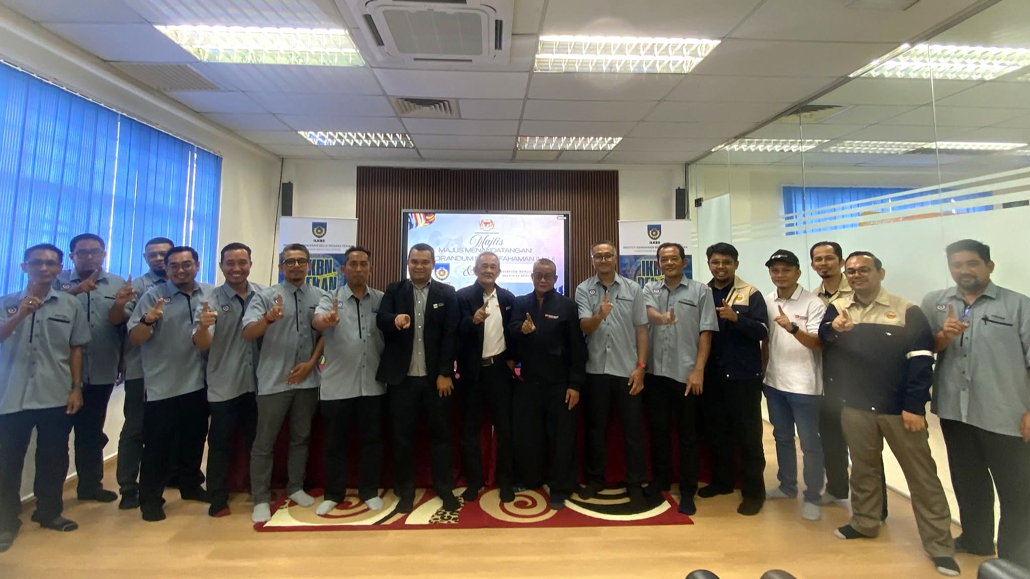 Majlis Menandatangani MoU Antara IKBN Pekan & SN Aviation Services Sdn. Bhd.