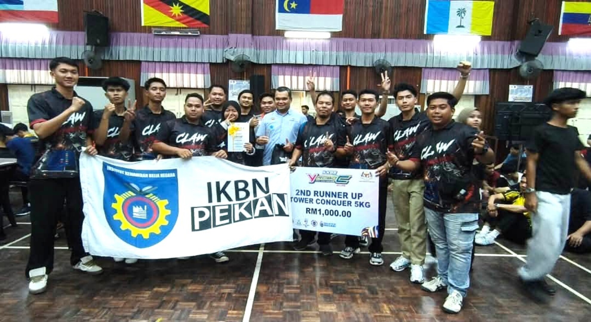 Kemenangan Pertama IKBN Pekan 5kg Conquer Tower Di YROBOC 2026