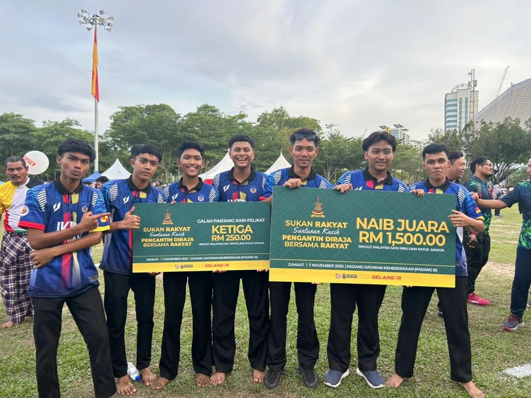 "PECAH KAIN, RATAH LAWAN!" IKBN PERETAK RANGKUL TEMPAT KETIGA SUKAN RAKYAT