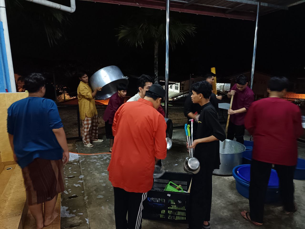 PERSEDIAAN PROGRAM MASAK BUBUR LAMBUK TELAH BERMULA