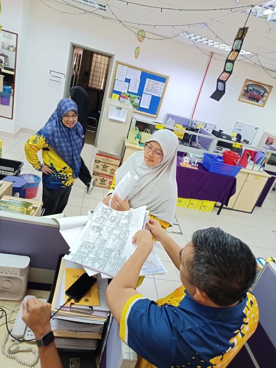 SESI PENJURIAN PERTANDINGAN KOMIK RAMADAN