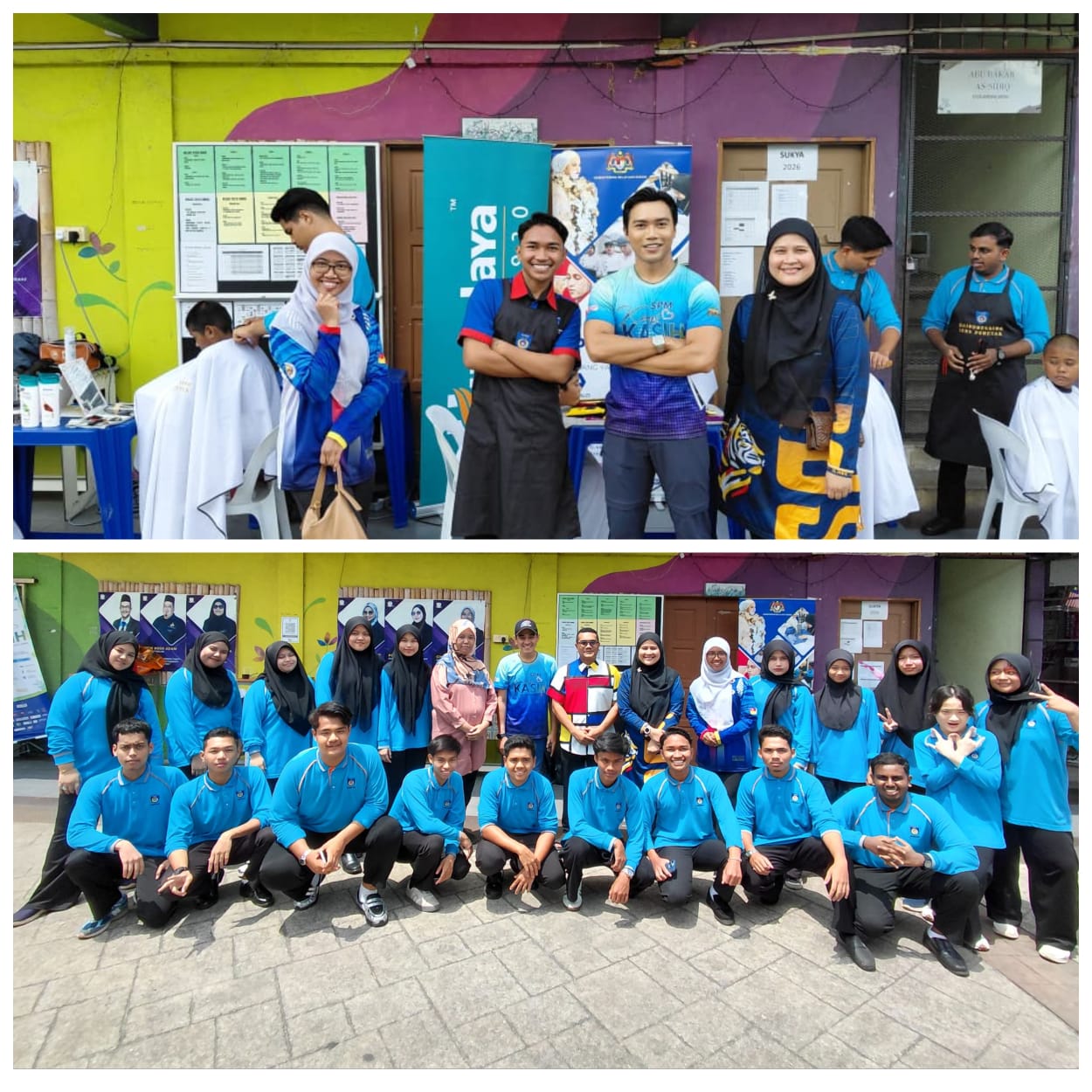 SELAMAT PAGI MALAYSIA @ KONGSI KASIH & NASIONAL FM SIAR PERKHIDMATAN GUNTING RAMBUT DARI PELAJAR IKBN PERETAK