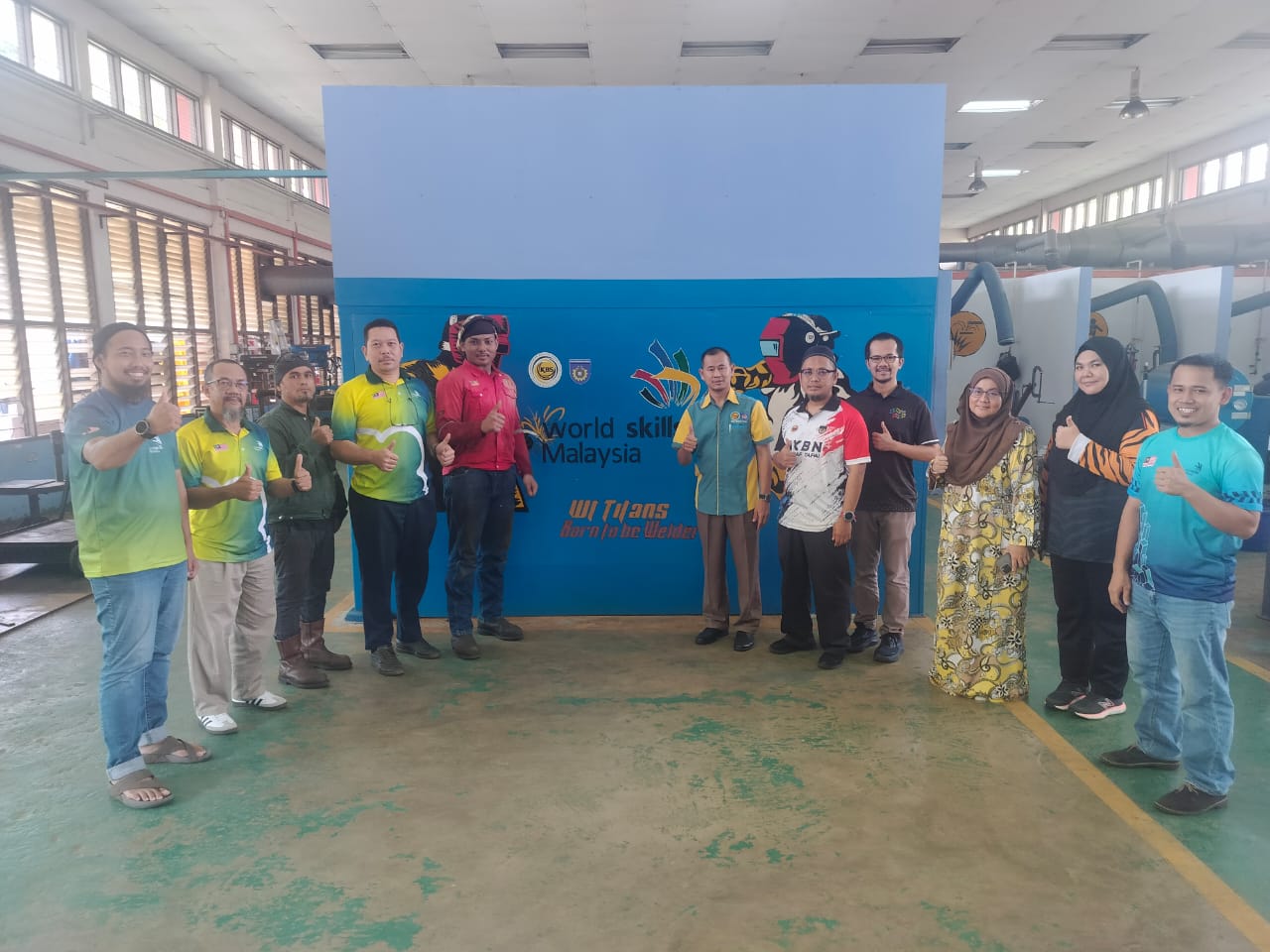 LAWATAN PEMANTAUAN DAN PENILAIAN PESERTA NEGARA WORLDSKILLS COMPETITION (WSC) SHANGHAI 2026 – BIDANG WELDING