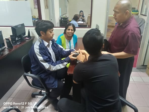 LAWATAN PENYERAHAN PRODUK INOVASI IKTBN DUSUN TUA "HEALTH VOICE" DI MALAYSIAN ASSOCIATION FOR THE BLIND (MAB)