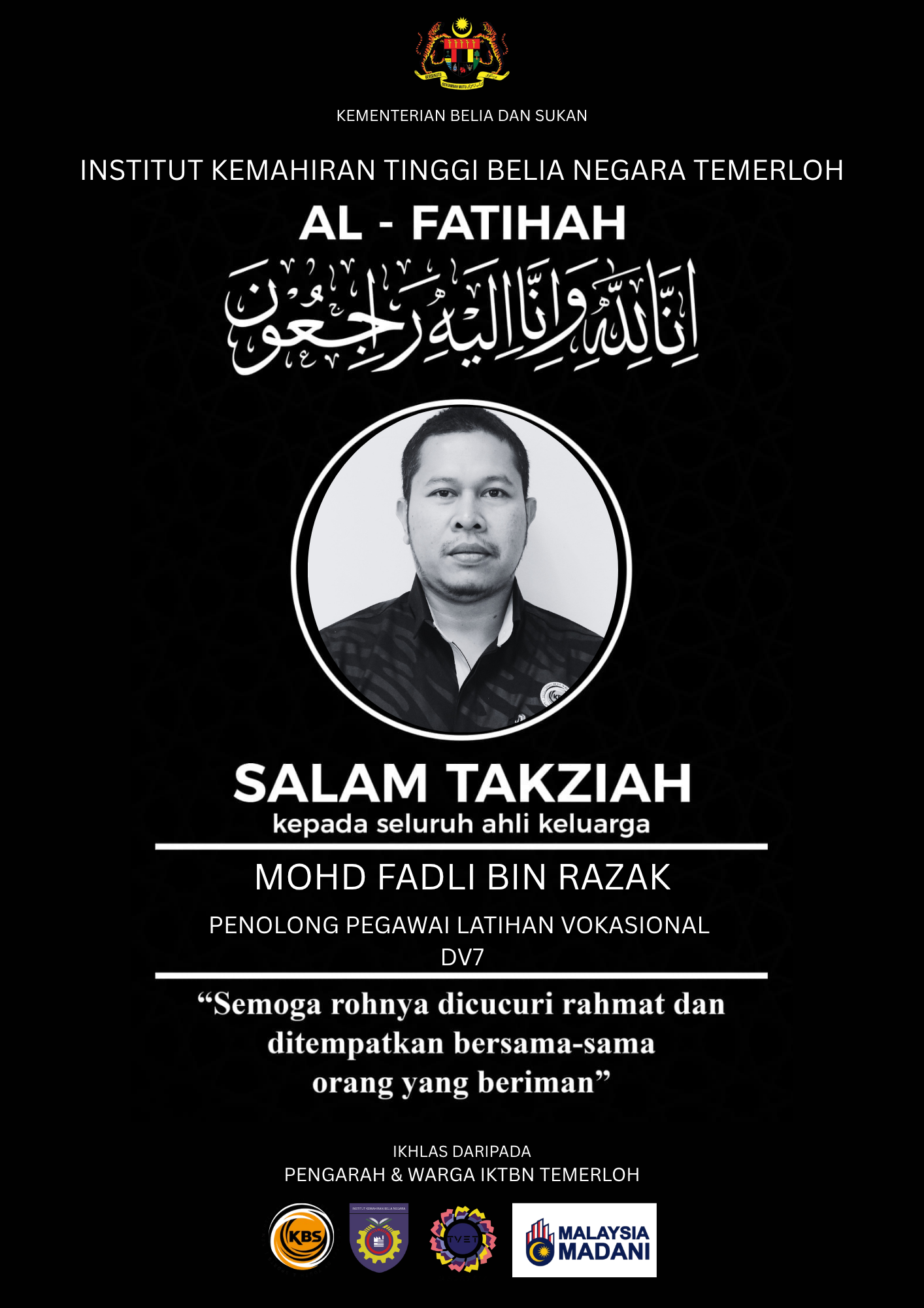 AL FATIHAH DAN SALAM TAKZIAH