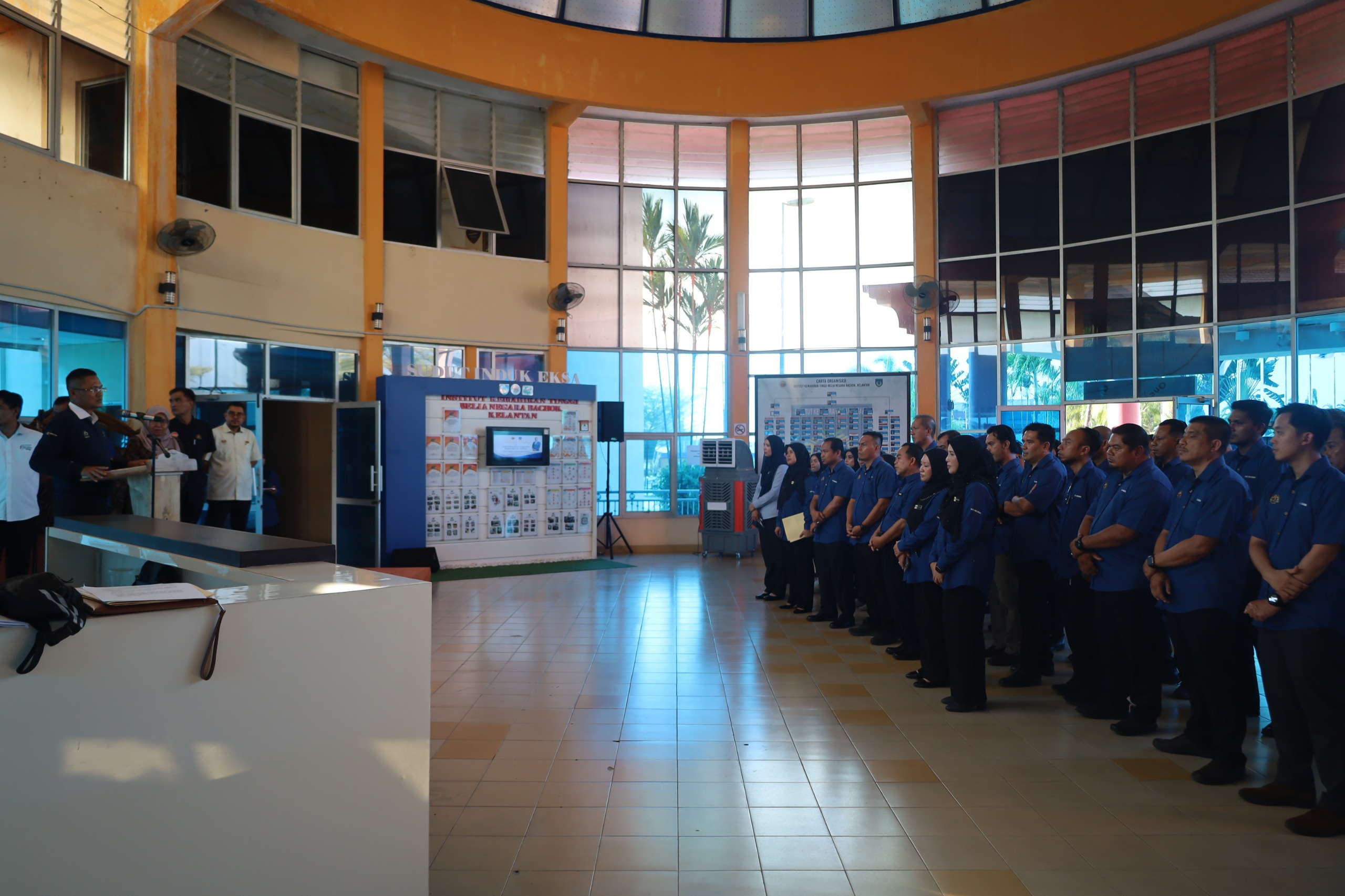 LAWATAN KERJA KSU KBS KE IKTBN BACHOK PERKUKUH PEMBANGUNAN BELIA