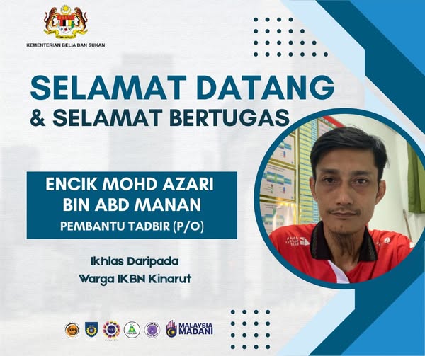 SELAMAT DATANG PEGAWAI BAHARU