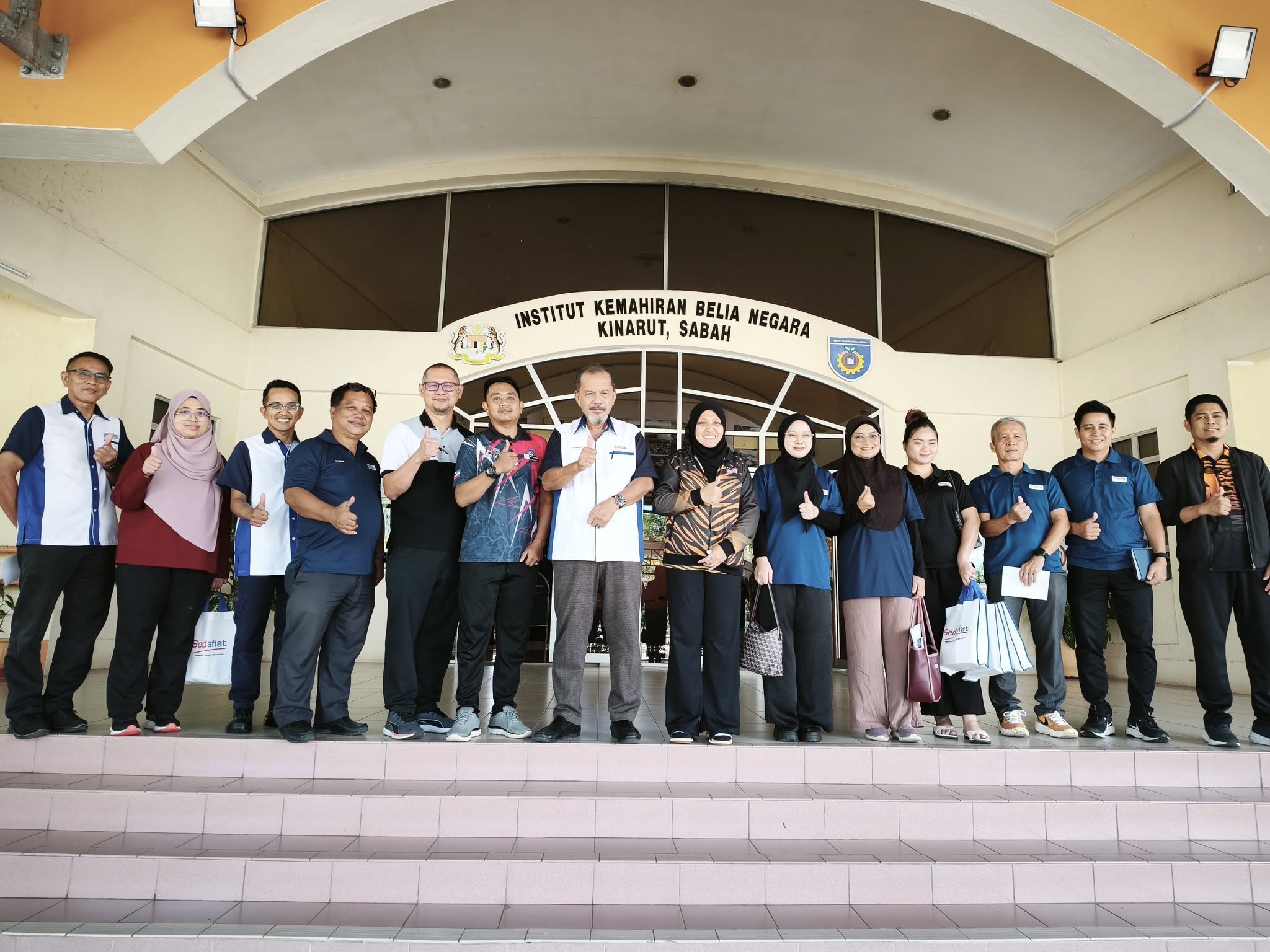 KUNJUNGAN HORMAT SEDAFIAT KE IKBN KINARUT