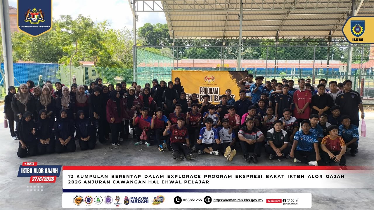 12 KUMPULAN BERENTAP DALAM ACARA EXPLORACE 'SPORTS CHALLENGE' IKTBN ALOR GAJAH