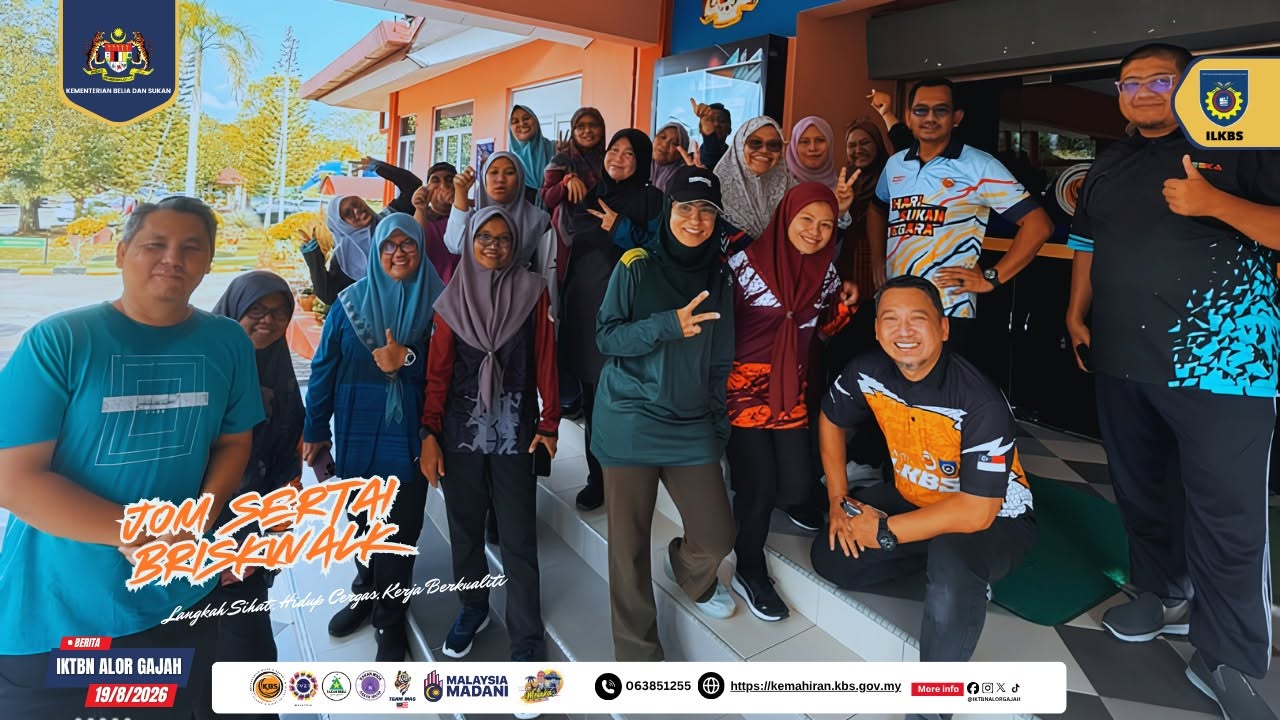 Suntik Semangat Kebersamaan, KESKA IKTBN Alor Gajah Anjur Aktiviti Jalan Cepat 30 Minit