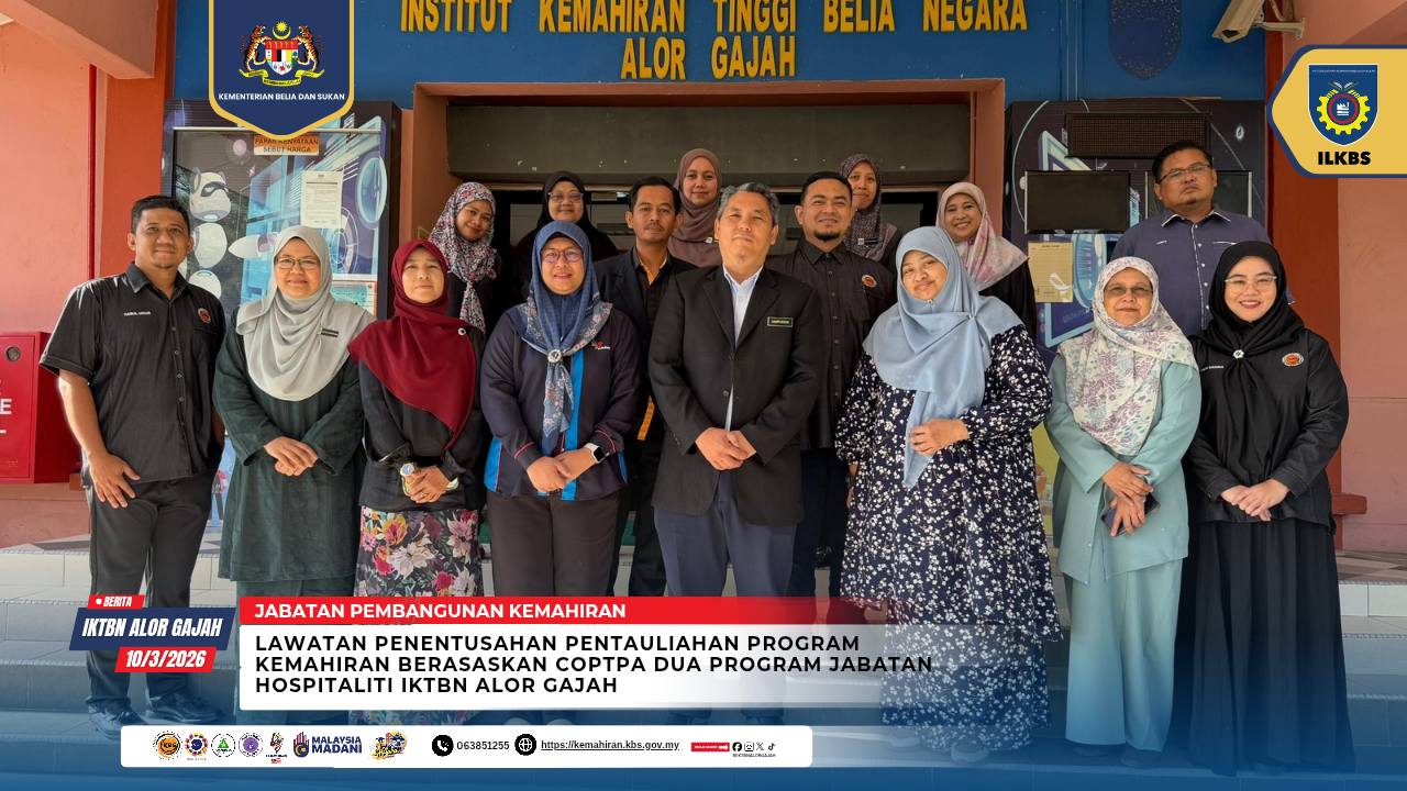 Lawatan Penentusahan Pentauliahan Program Kemahiran Berasaskan COPTPA Program HT-010-4:2012 serta I561-005-3:2022 