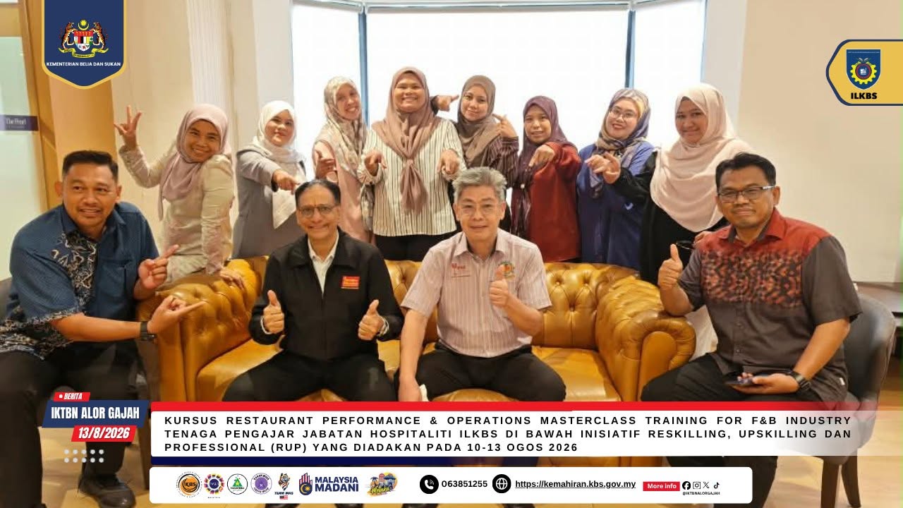 Perkasakan Operasi Restoran: Pengajar F&B ILKBS Sertai Masterclass Bersama Pakar Industri
