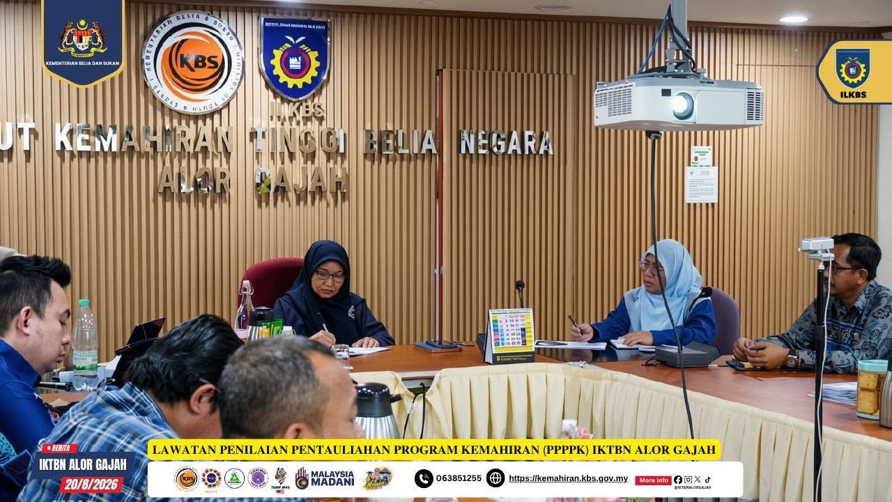 Jamin Kualiti TVET: Tiga Program Kemahiran IKTBN Alor Gajah Diuji Panel Penilai JPK