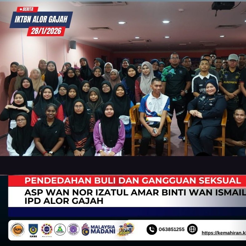 Taklimat Pendedahan Buli dan Gangguan Seksual Dalam Kalangan Belia di IKTBN Alor Gajah