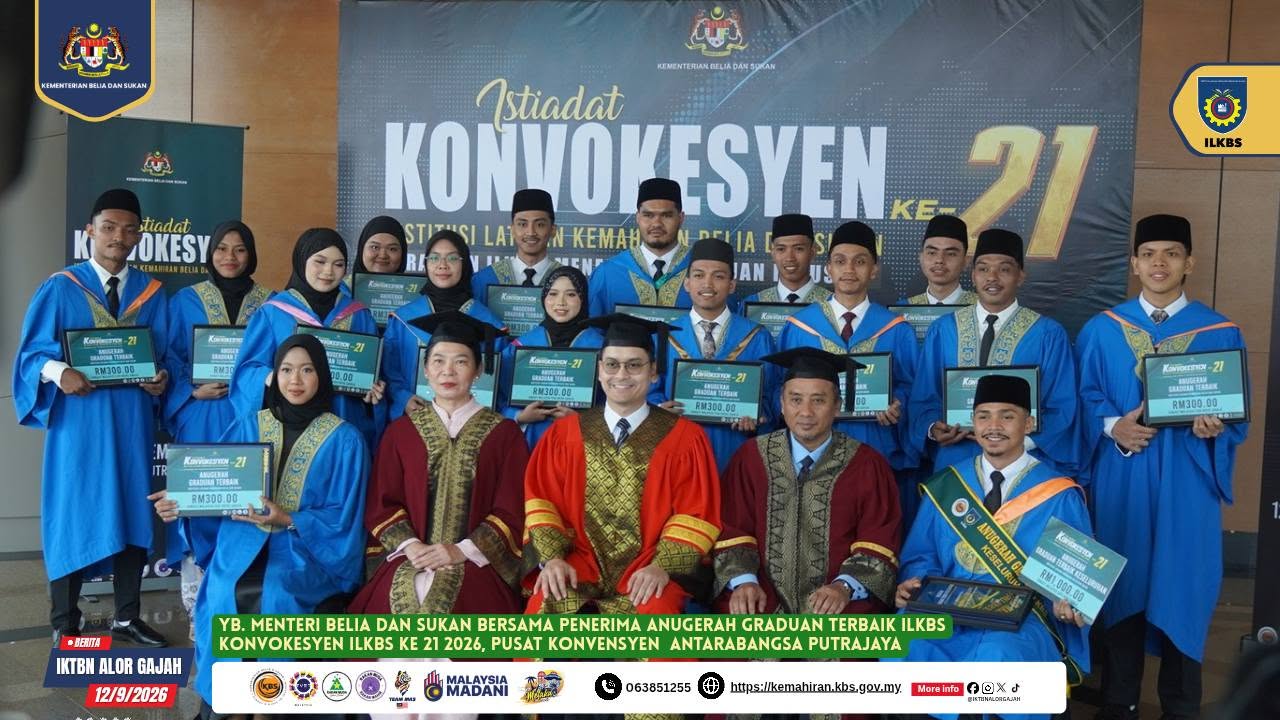 Anugerah Graduan Terbaik IKTBN Alor Gajah 2026