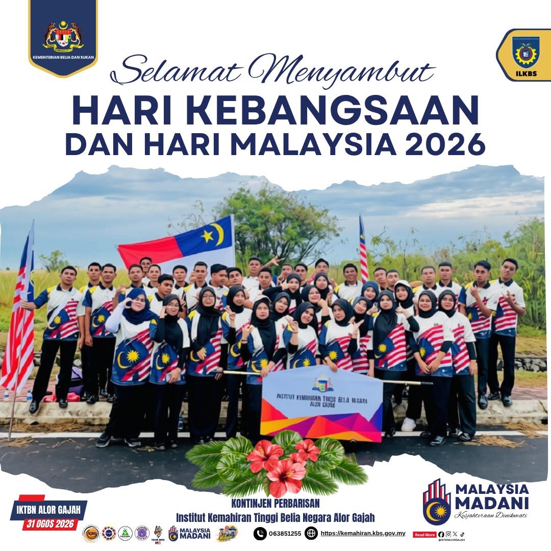 Semangat Patriotik Meluap, Warga IKTBN Alor Gajah Meriahkan Perbarisan Hari Kebangsaan 2026
