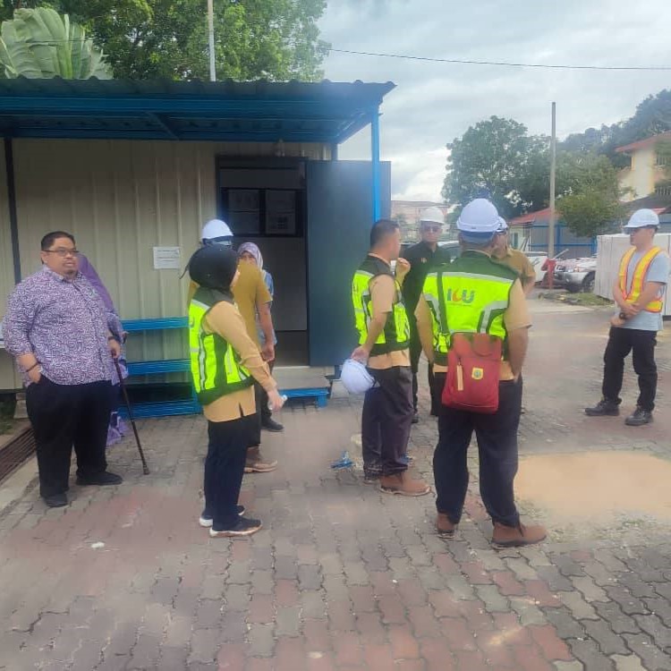 Lawatan Projek Menaiktaraf Bangunan Hospitaliti oleh ICU JPM Negeri Melaka