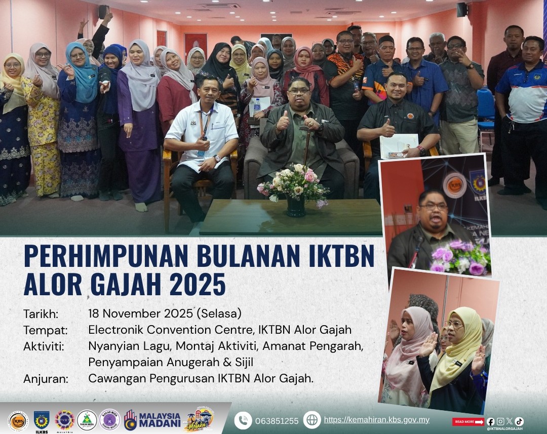 Perhimpunan Bulanan dan Semakan Buku Perkhidmatan IKTBN Alor Gajah 2025 