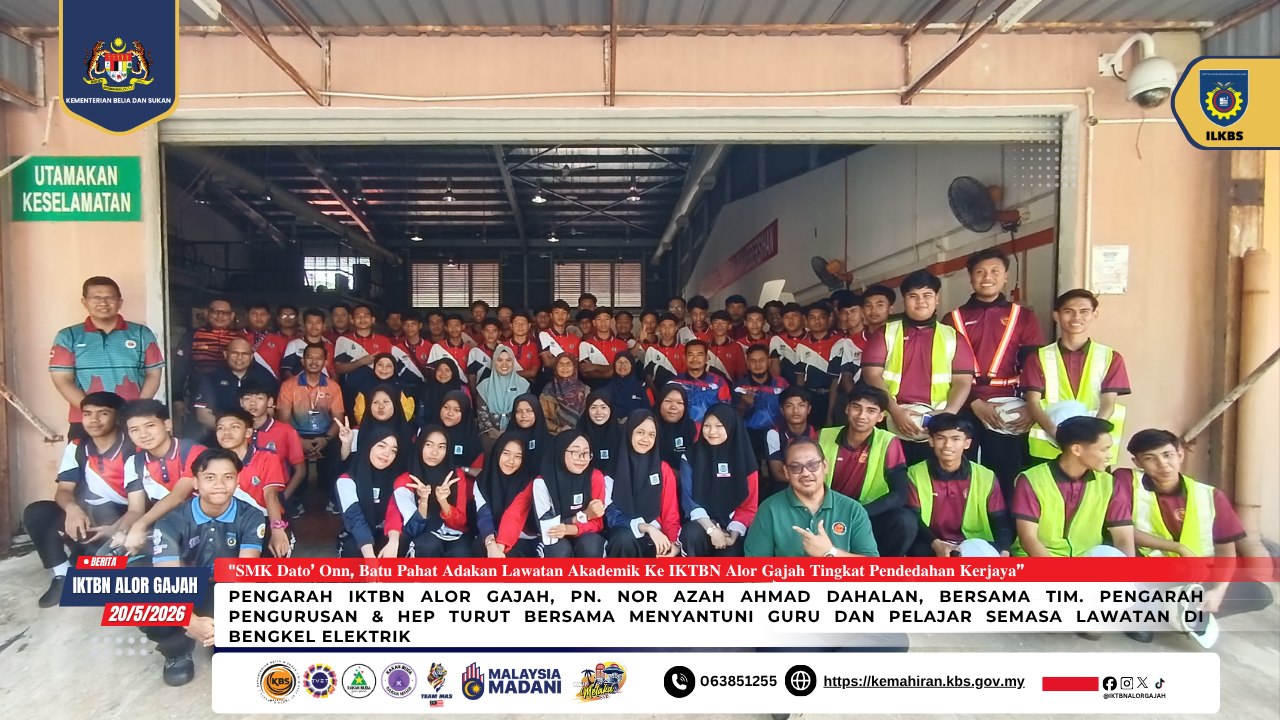Lawatan Sambil Belajar SMK Dato’ Onn ke IKTBN AG