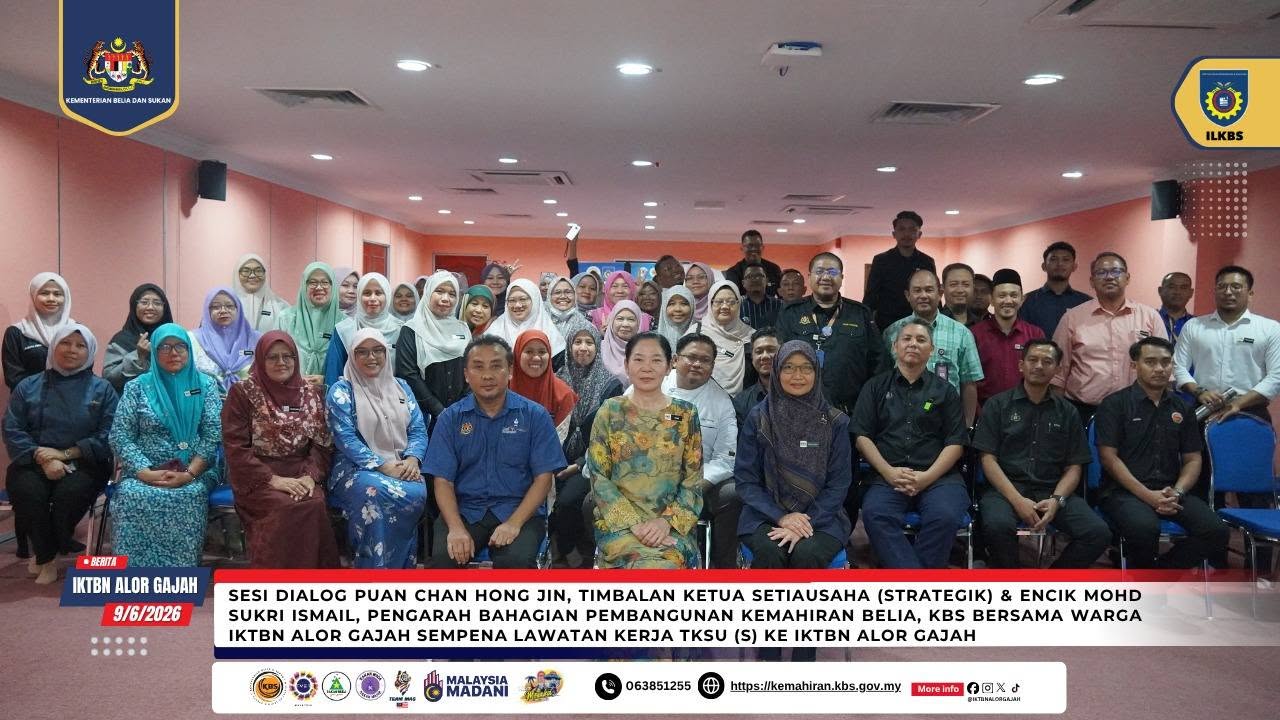 Lawatan Kerja TKSU (S) dan Pengarah Kemahiran ke IKTBN Alor Gajah
