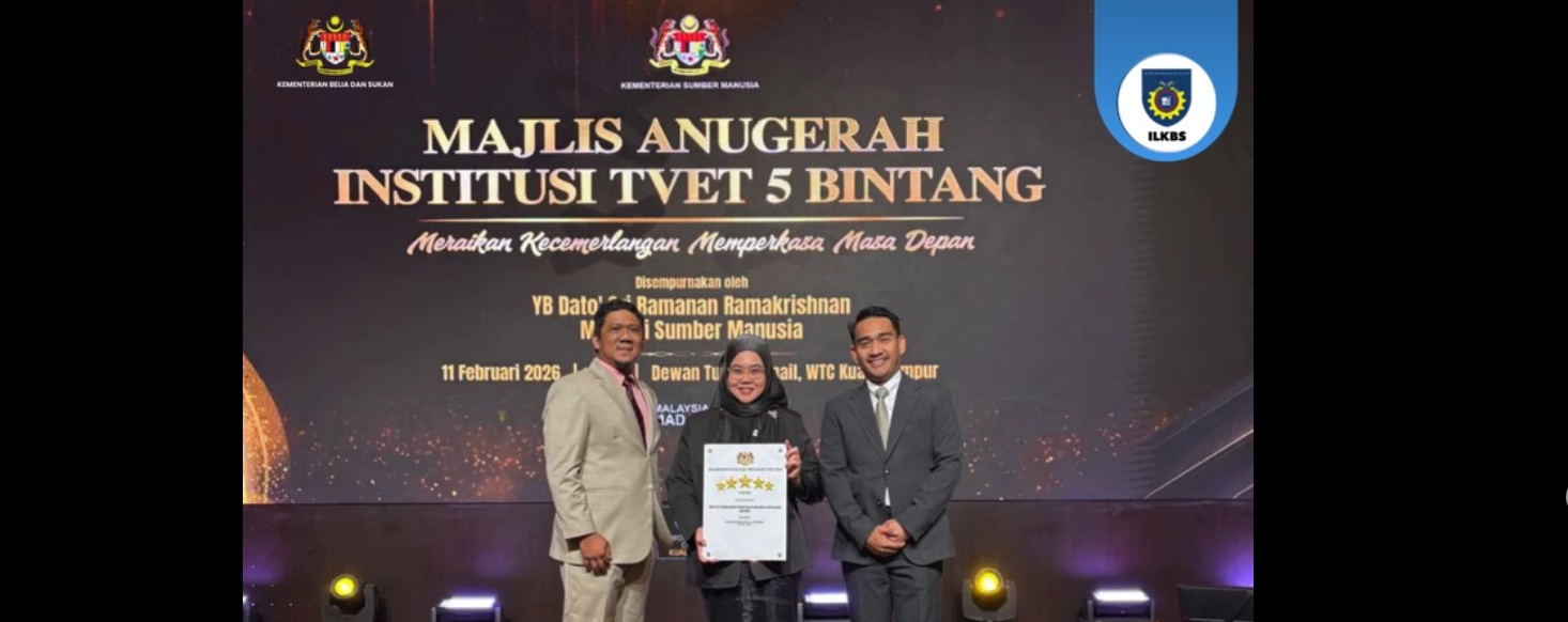Bidang Penyajian raih anugerah dalam Majlis Anugerah Institusi TVET 5 Bintang