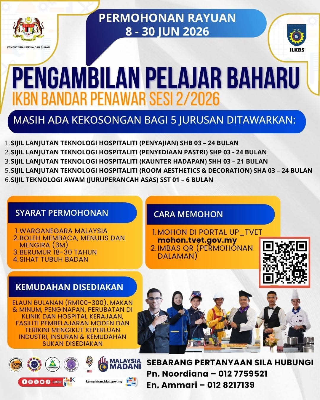 SESI RAYUAN PENGAMBILAN PELAJAR BAHARU IKBN BANDAR PENAWAR SESI 2/2026 BERMULA!