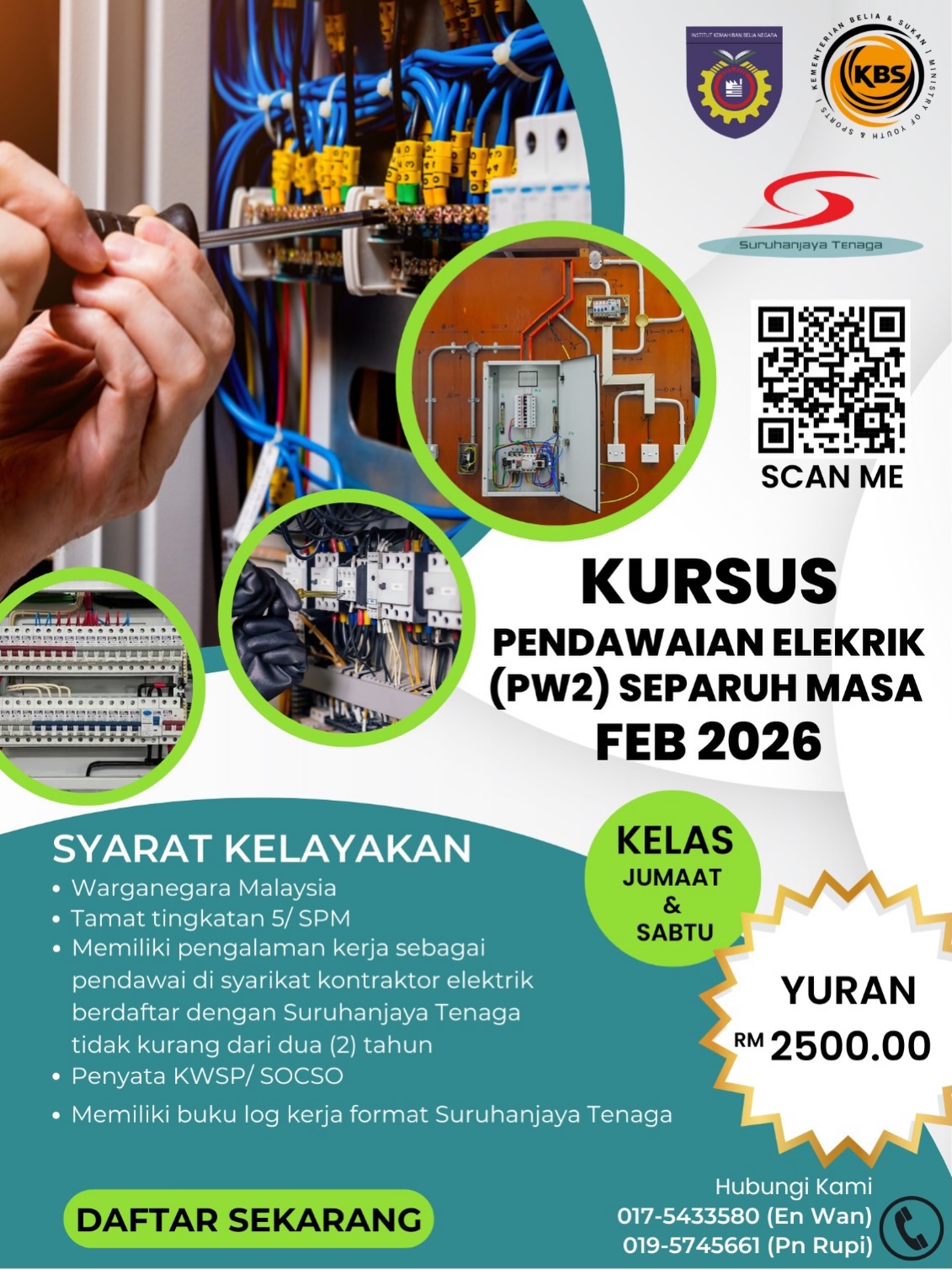 Nak naik taraf lesen elektrik? 