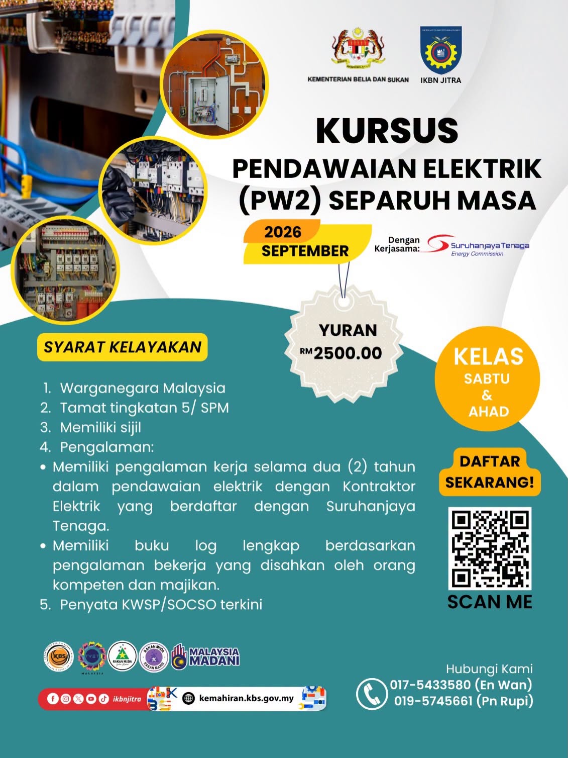 KURSUS SEPARUH MASA SEPT 2026 IKBN JITRA!