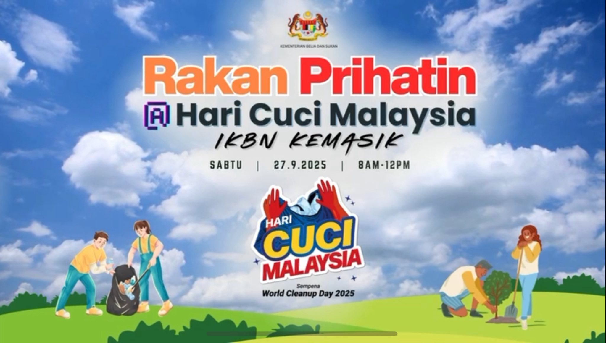 RAKAN PRIHATIN @ HARI CUCI MALAYSIA IKBN KEMASIK