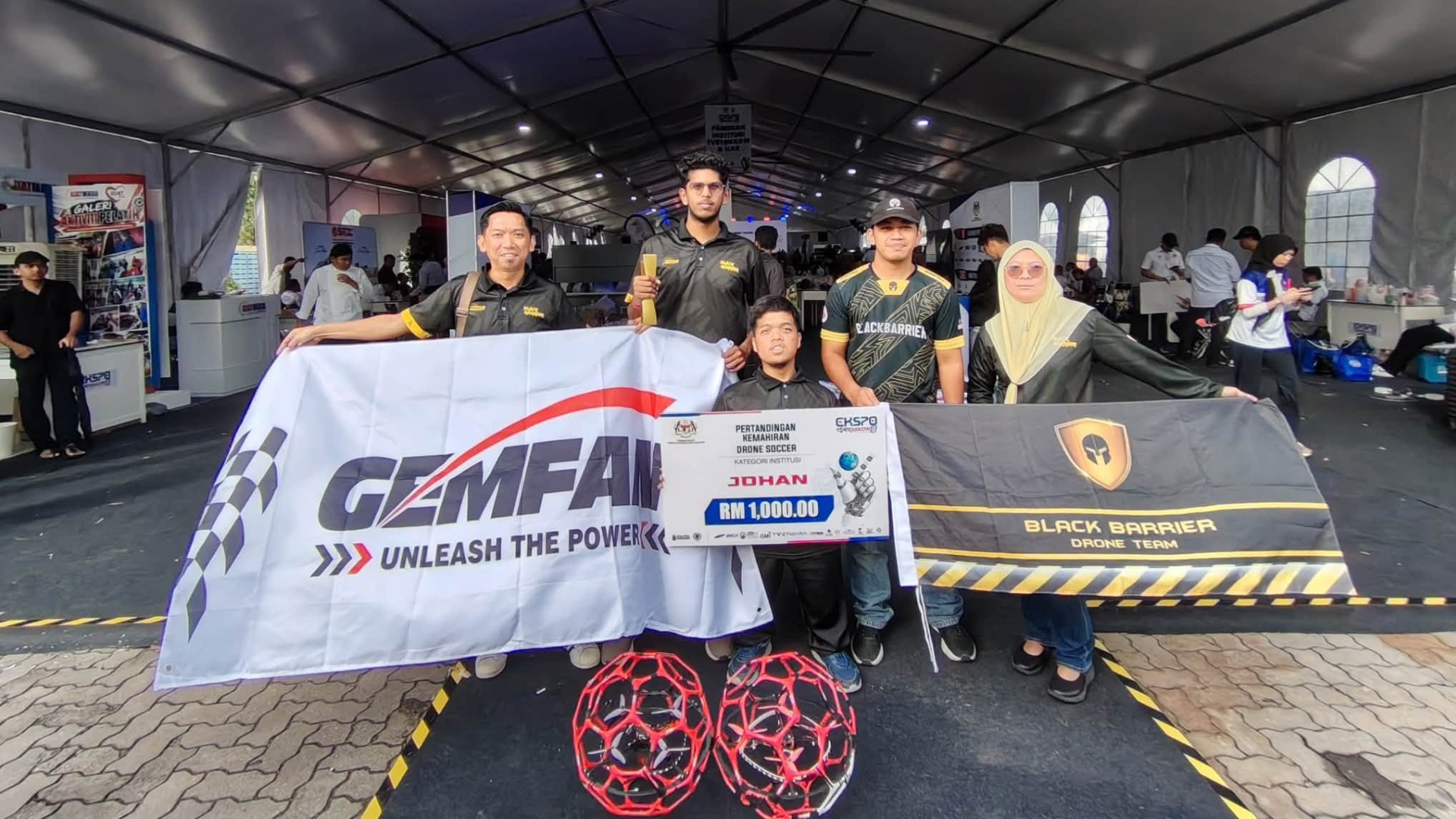 IKSN JUARA PERTANDINGAN DRONE SOCCER SEMPENA EKSPO TVET@KKDW 2026