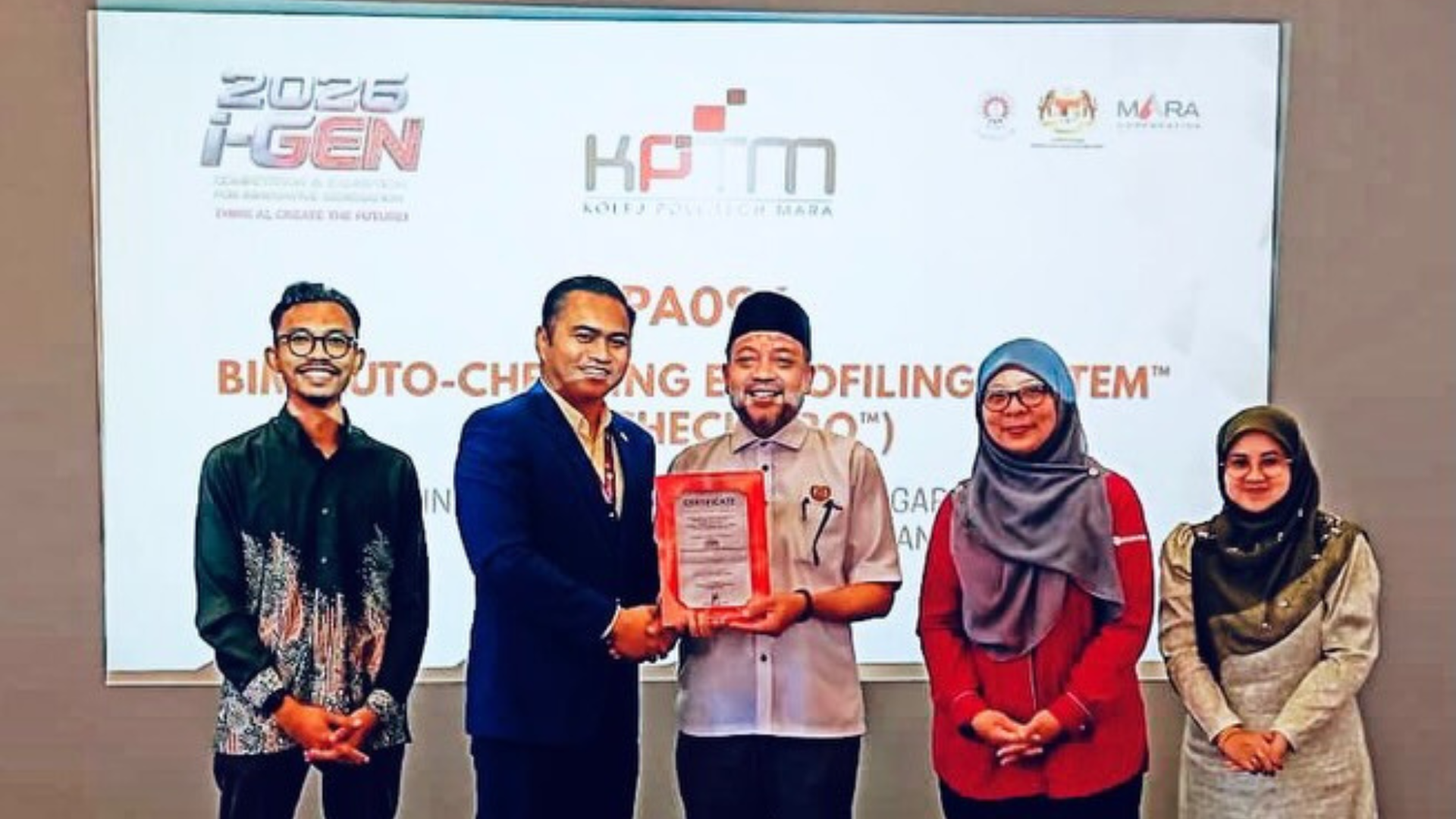 IKSN Cemerlang dengan Pingat Emas i-GEN 2026