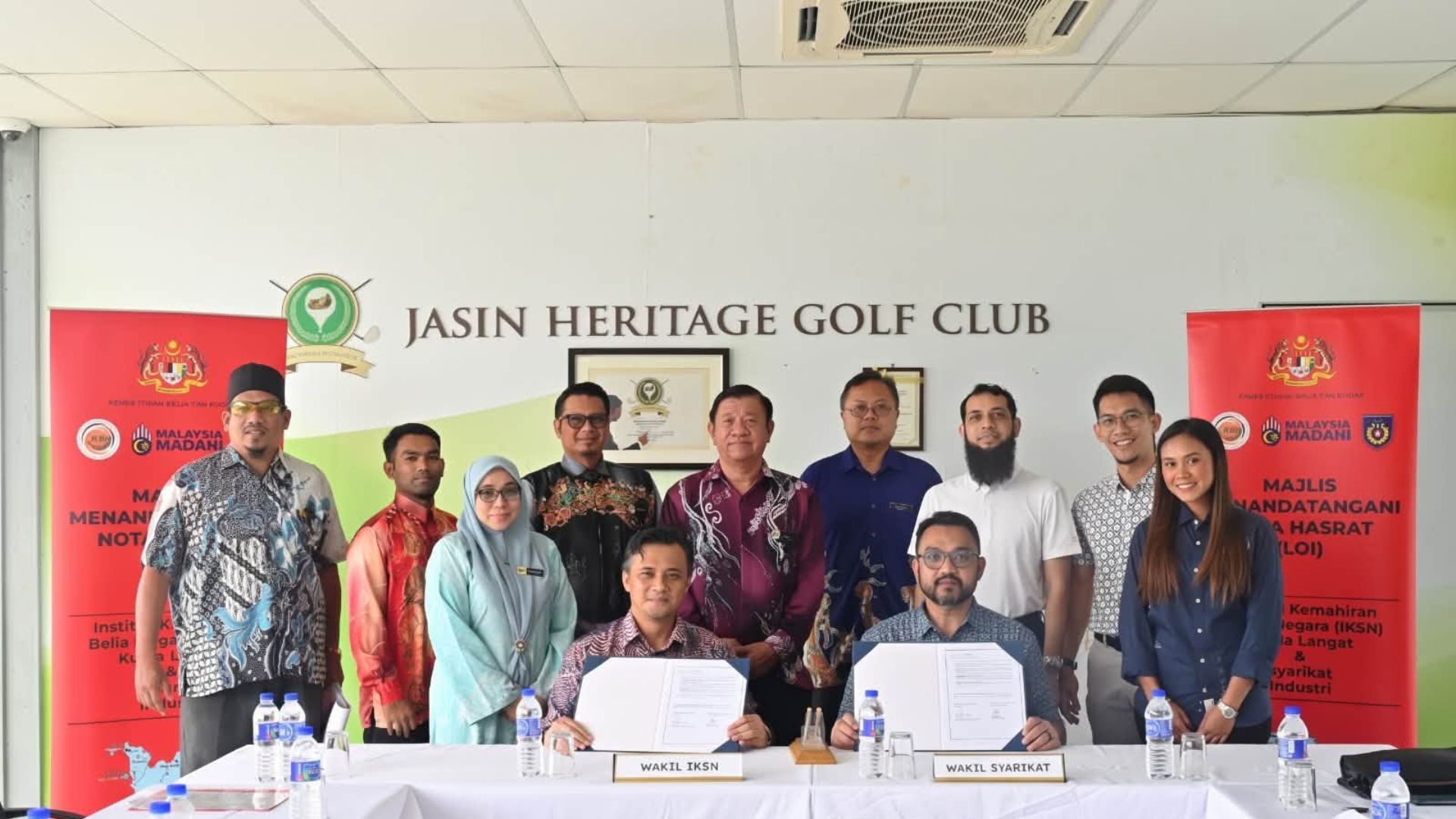 IKSN DAN JGA METERAI NOTA HASRAT PERKASA TENAGA KERJA PROFESIONAL INDUSTRI GOLF NEGARA