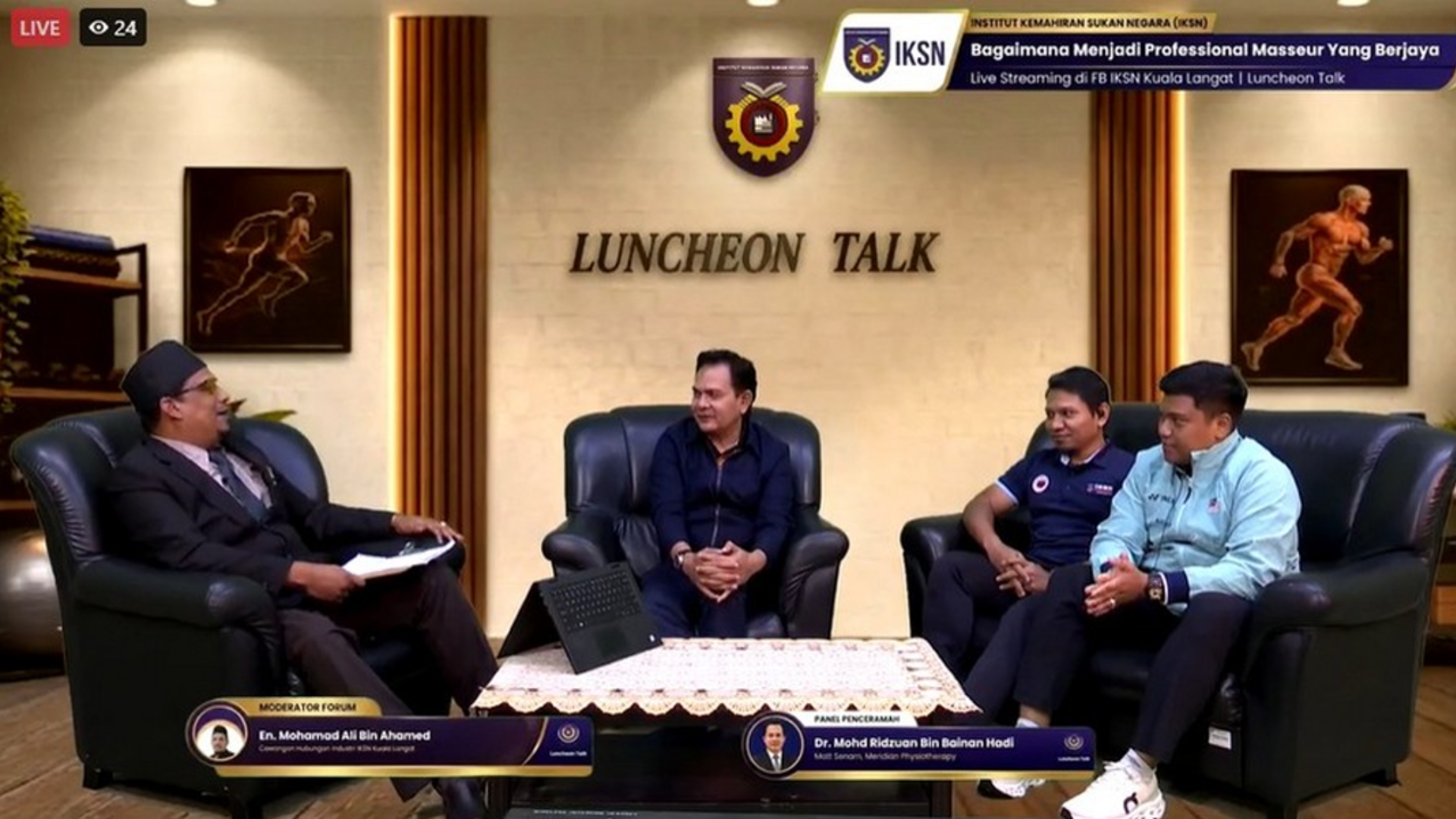 LUNCHEON TALK - BAGAIMANA MENJADI PROFESSIONAL MASSEUR BERJAYA