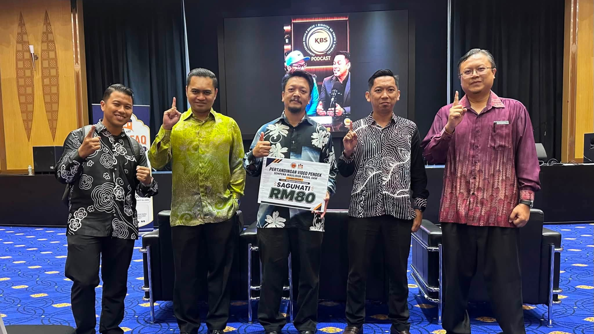 IKSN RAIH PENGIKTIRAFAN DALAM PERTANDINGAN VIDEO PENDEK MAULIDUR RASUL SAW KBS