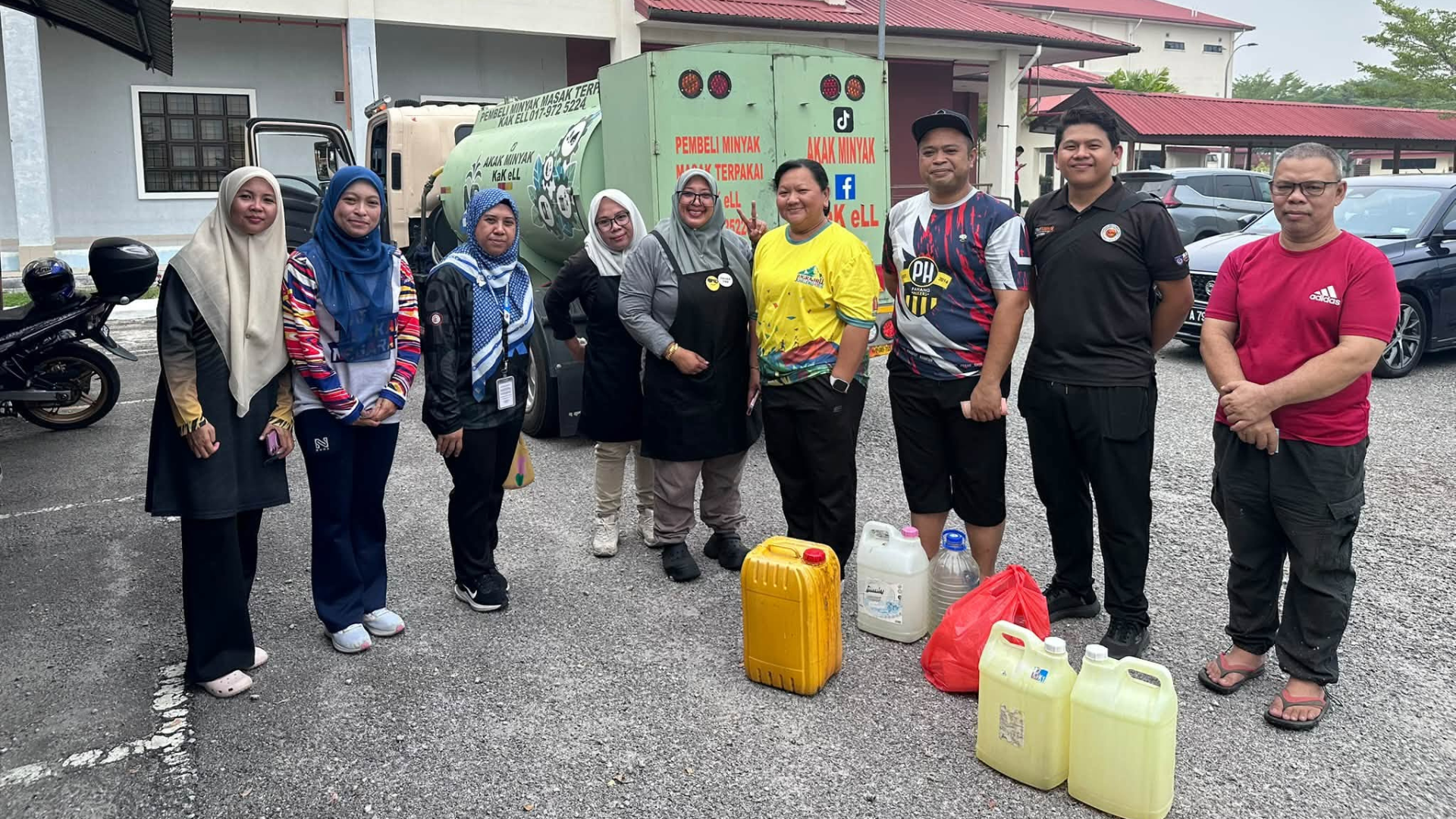 KEMPEN MINYAK MASAK TERPAKAI ANJURAN JAWATANKUASA EKSA IKSN