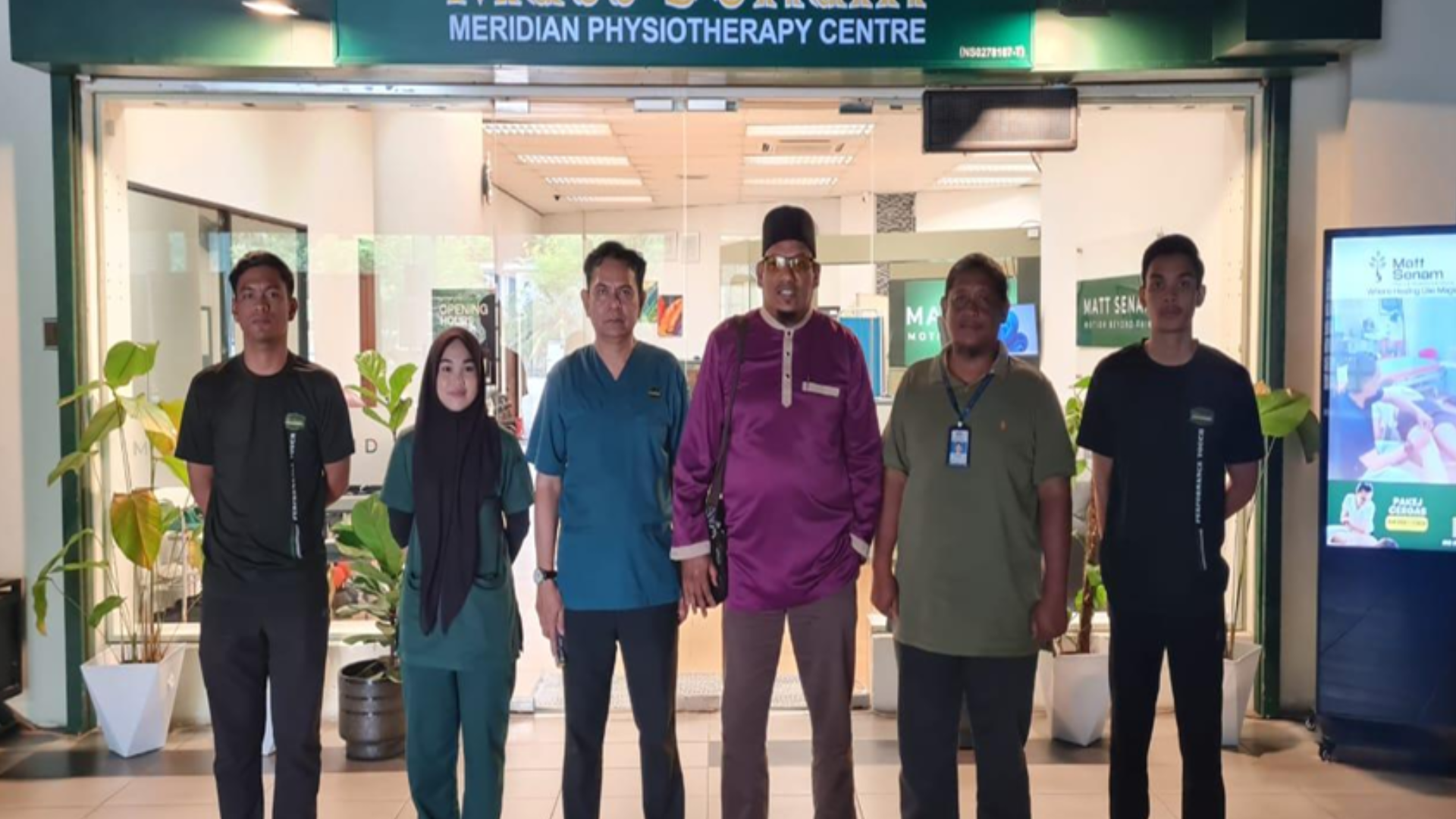 LAWATAN PERBINCANGAN AKHIR MOU IKSN KUALA LANGAT KE SYARIKAT MATT SENAM MERIDIAN PHYSOTHERAPY