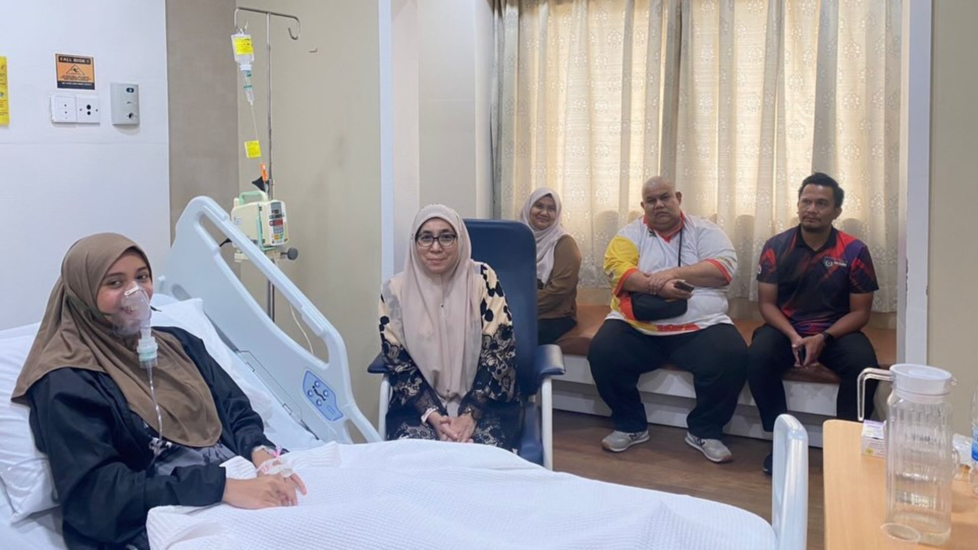 IKSN Prihatin Kebajikan Pelajar, Ziarah Nayli Syazwina di Hospital