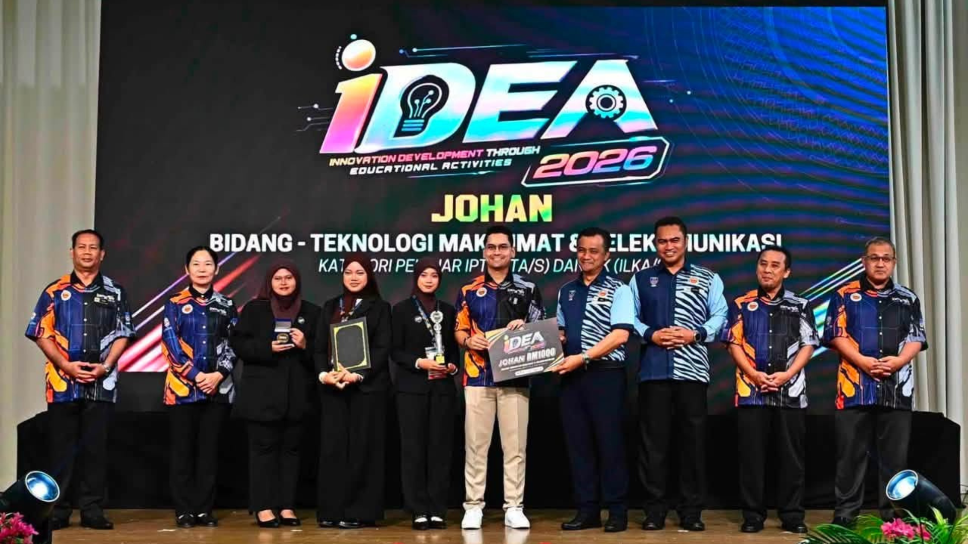 IKSN DINOBAT JOHAN BIDANG ICT DENGAN KEJAYAAN BERGANDA DI iDEA’26