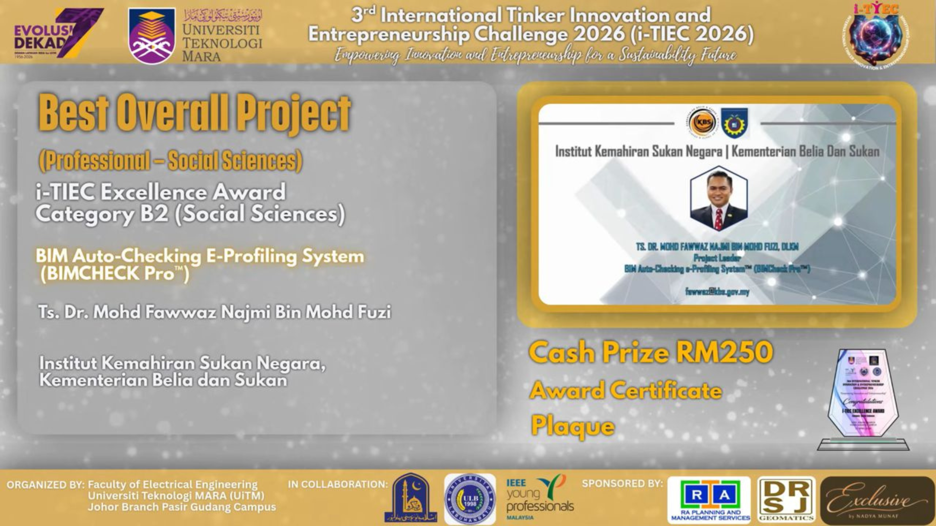 IKSN Raih Kejayaan Berganda di i-TIEC 2026