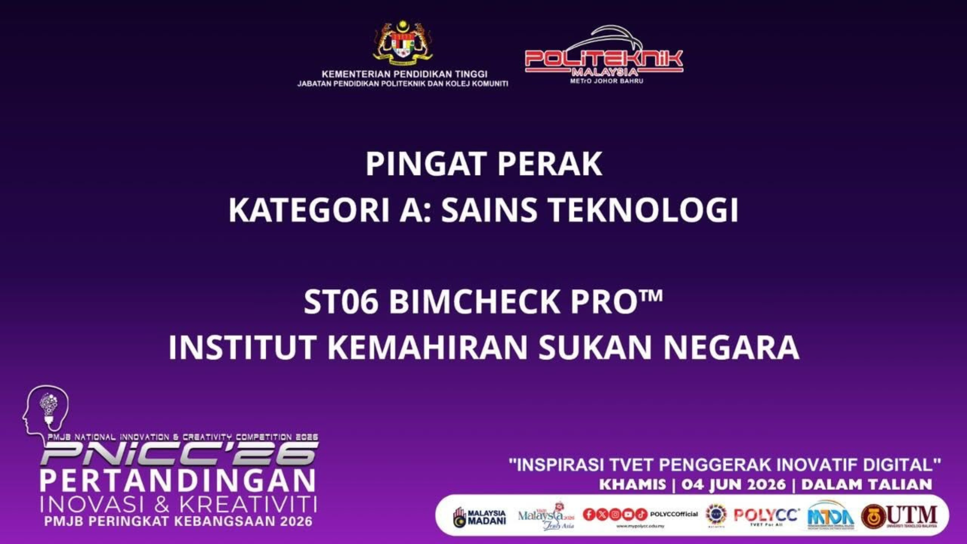 IKSN RAIH PINGAT PERAK DI PNiCC’26