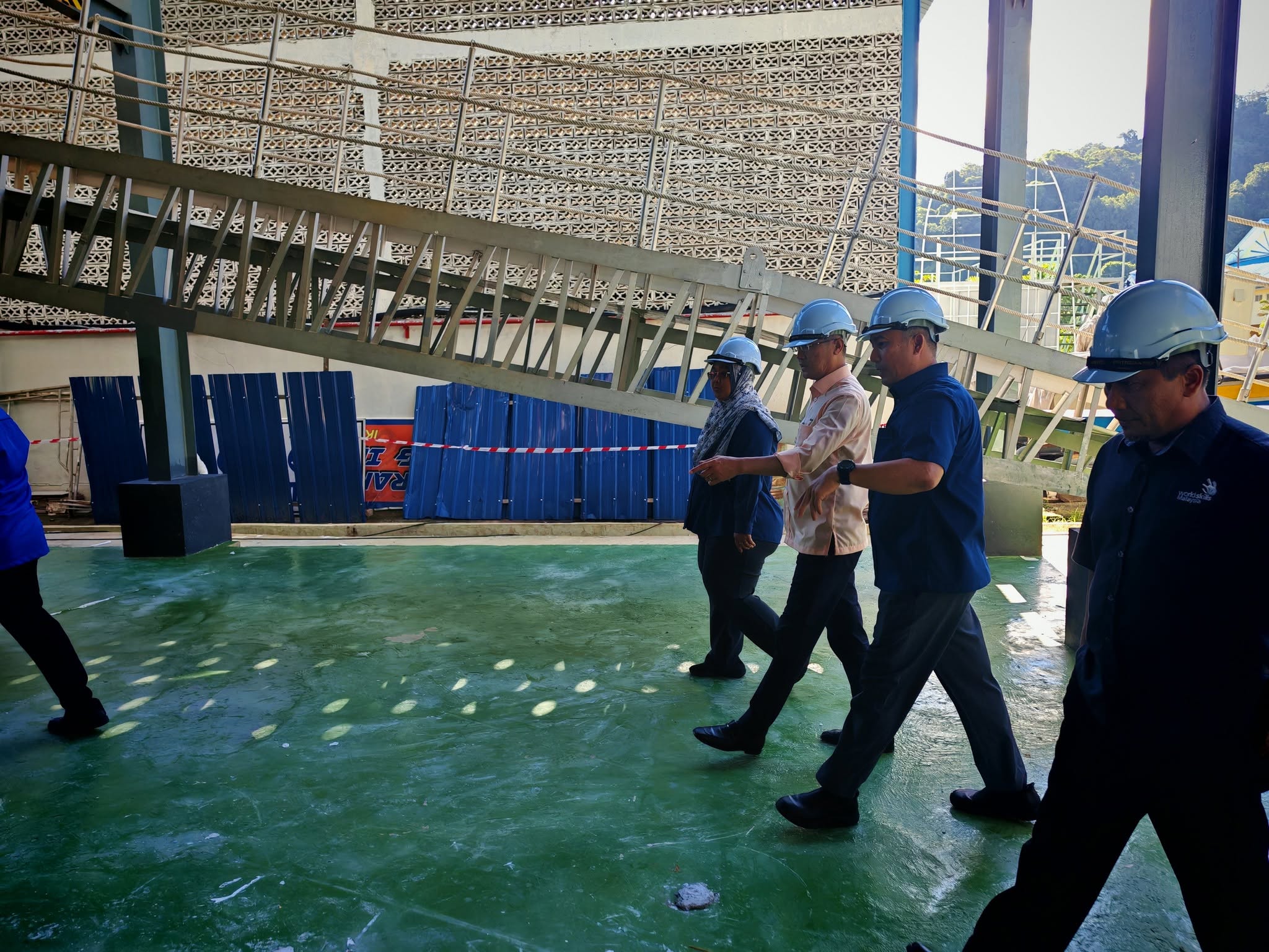 LAWATAN RASMI KSU KBS KE IKBN KUALA PERLIS TINJAU KEMAJUAN PROJEK PEMBANGUNAN DAN KEMUDAHAN LATIHAN