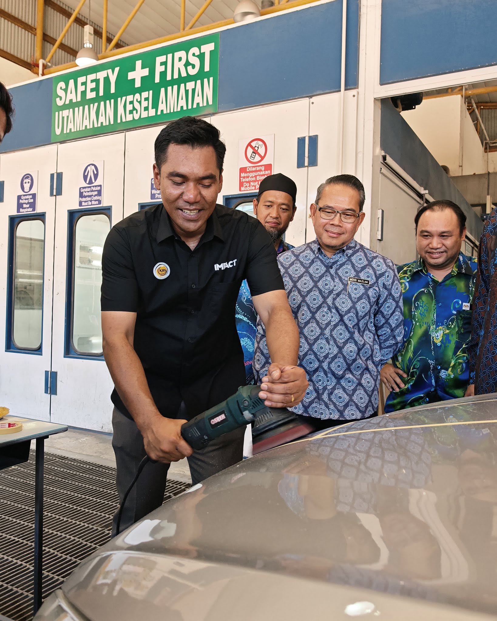 LAWATAN KERJA YB TIMBALAN MENTERI BELIA DAN SUKAN KE IKBN MIRI