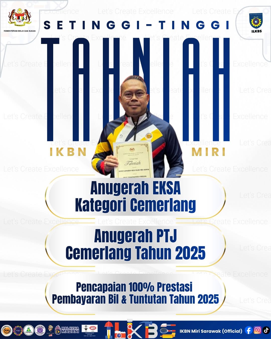 IKBN Miri Raih Pengiktirafan Cemerlang di Perhimpunan Bulanan KBS  