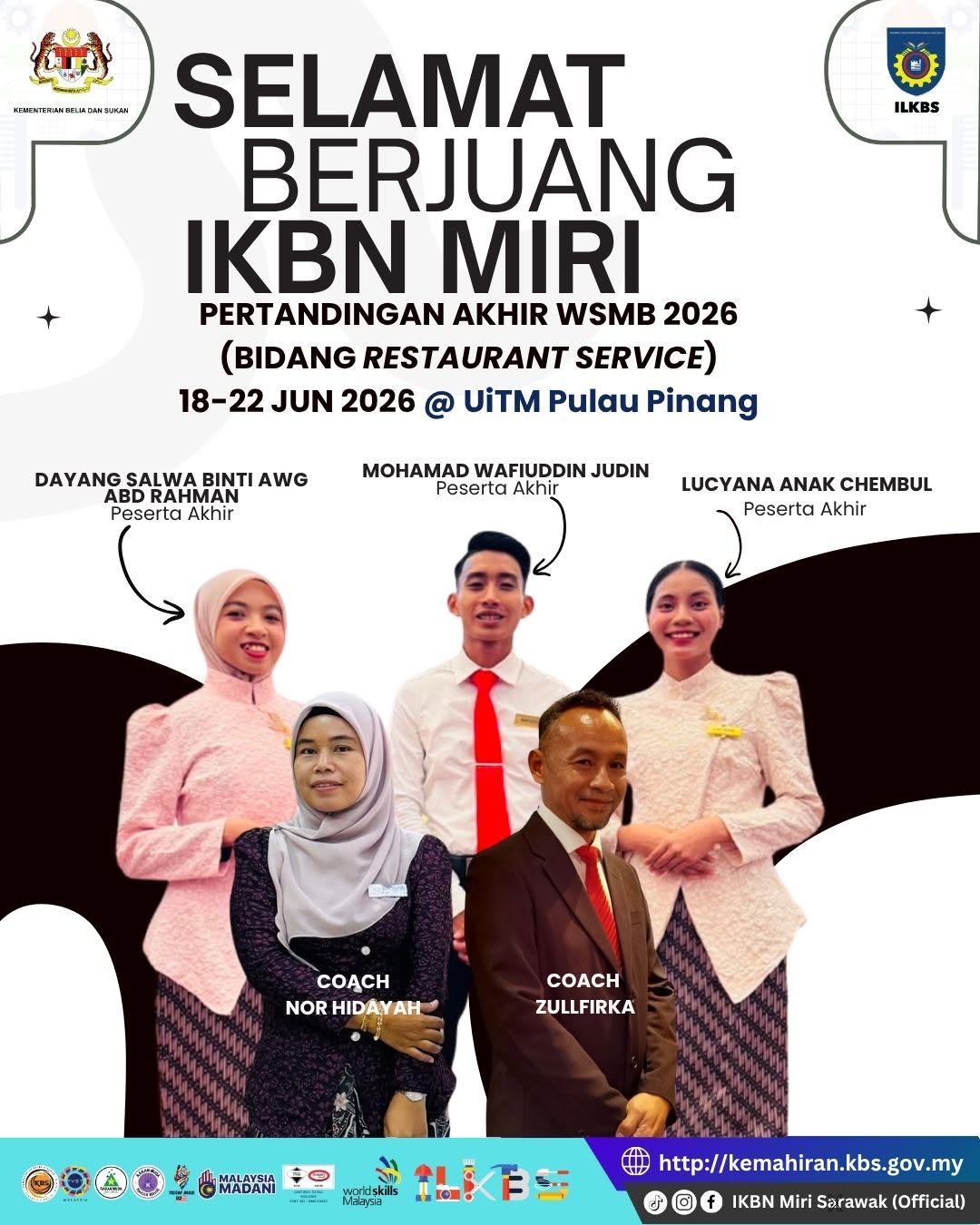  SELAMAT BERJUANG KONTINJEN WSMB 2026 IKBN MIRI! 