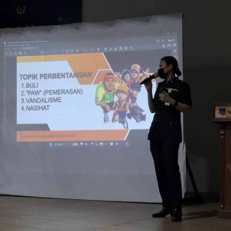 IKBN Miri Anjur Ceramah Kesedaran Jenayah Bersama PDRM