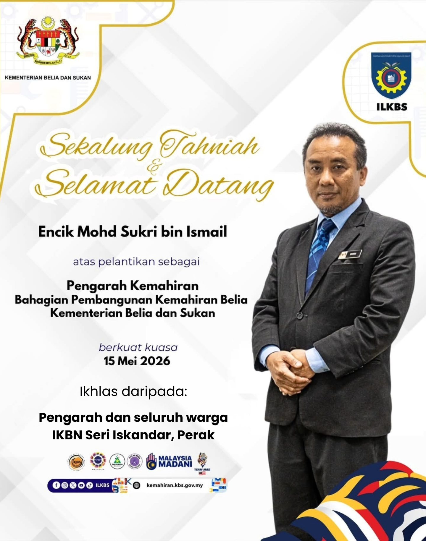 SEKALUNG TAHNIAH & SELAMAT DATANG