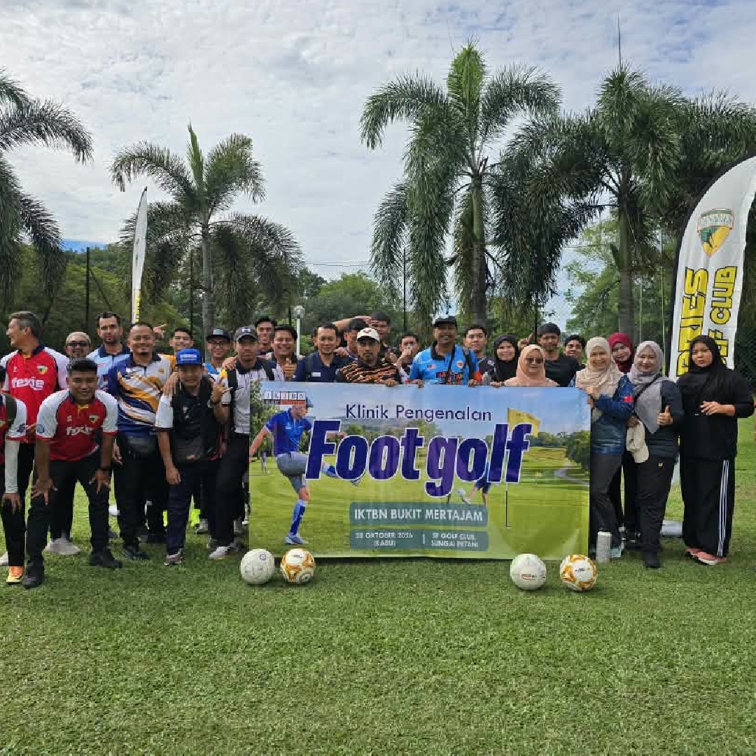 KLINIK PENGENALAN SUKAN FOOTGOLF PROMOSI GAYA HIDUP AKTIF DAN SUKAN BAHARU DALAM KALANGAN PELAJAR IKTBN BUKIT MERTAJAM