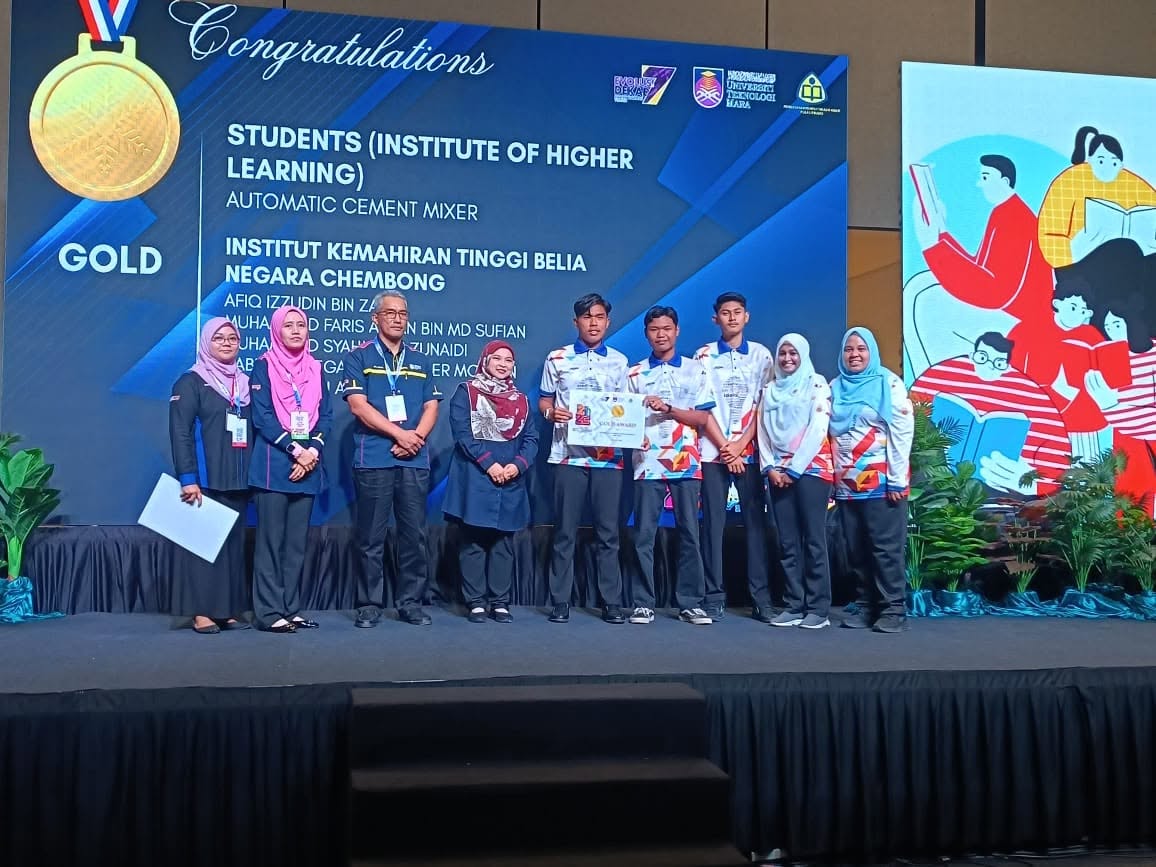 PELAJAR IKTBN CHEMBONG RANGKUL DUA PINGAT EMAS DI PERTANDINGAN INOVASI ANTARABANGSA